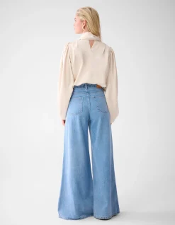 Shoeby Satijnen Blouse Gebroken Wit By Lonneke<DAMES Blouses