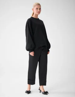 Shoeby Satijnen Broek Zwart By Lonneke<DAMES Broeken