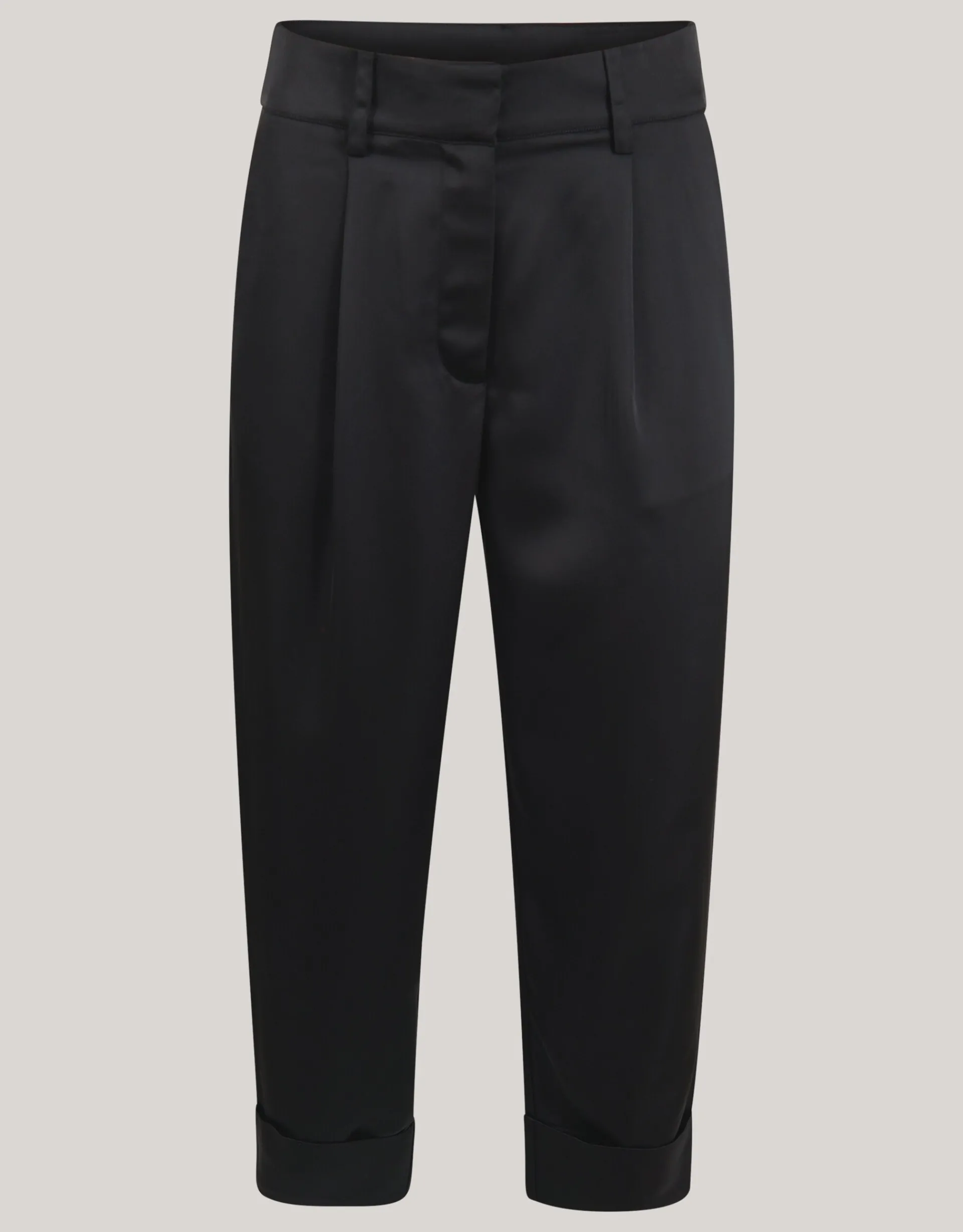 Shoeby Satijnen Broek Zwart By Lonneke<DAMES Broeken