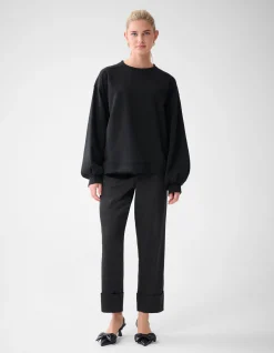 Shoeby Satijnen Broek Zwart By Lonneke<DAMES Broeken
