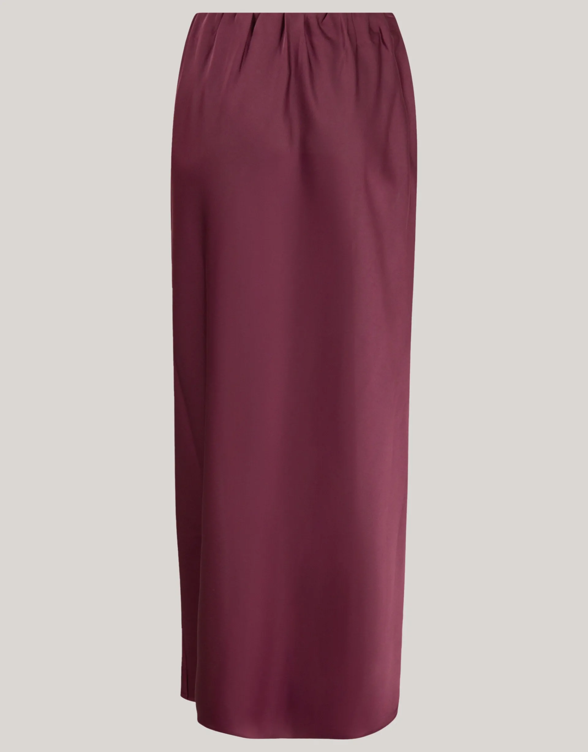Shoeby Satijnen Rok Donkerrood By Lonneke<DAMES Rokken