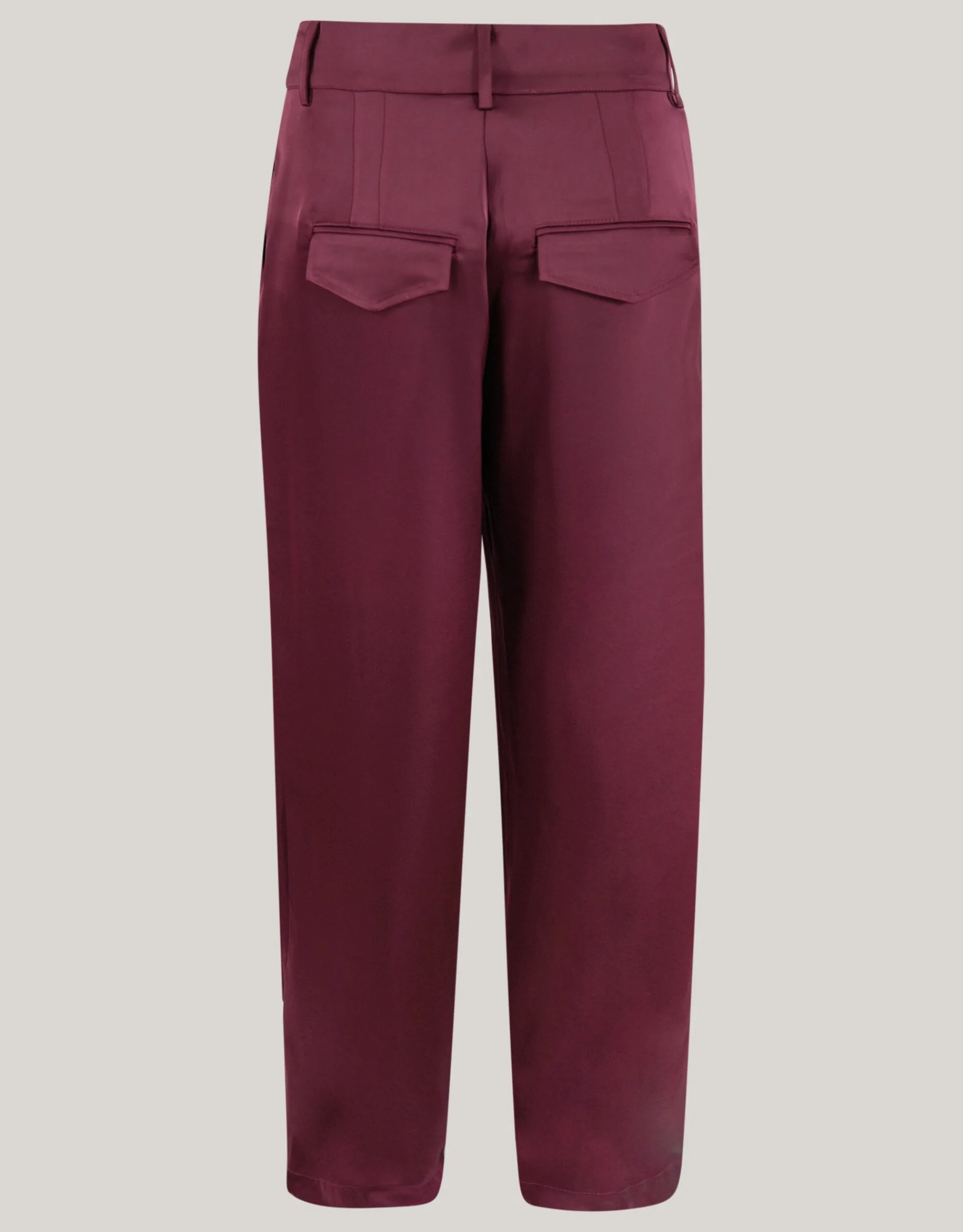Shoeby Satijnen Wide Leg Broek Donkerrood By Lonneke<DAMES Broeken