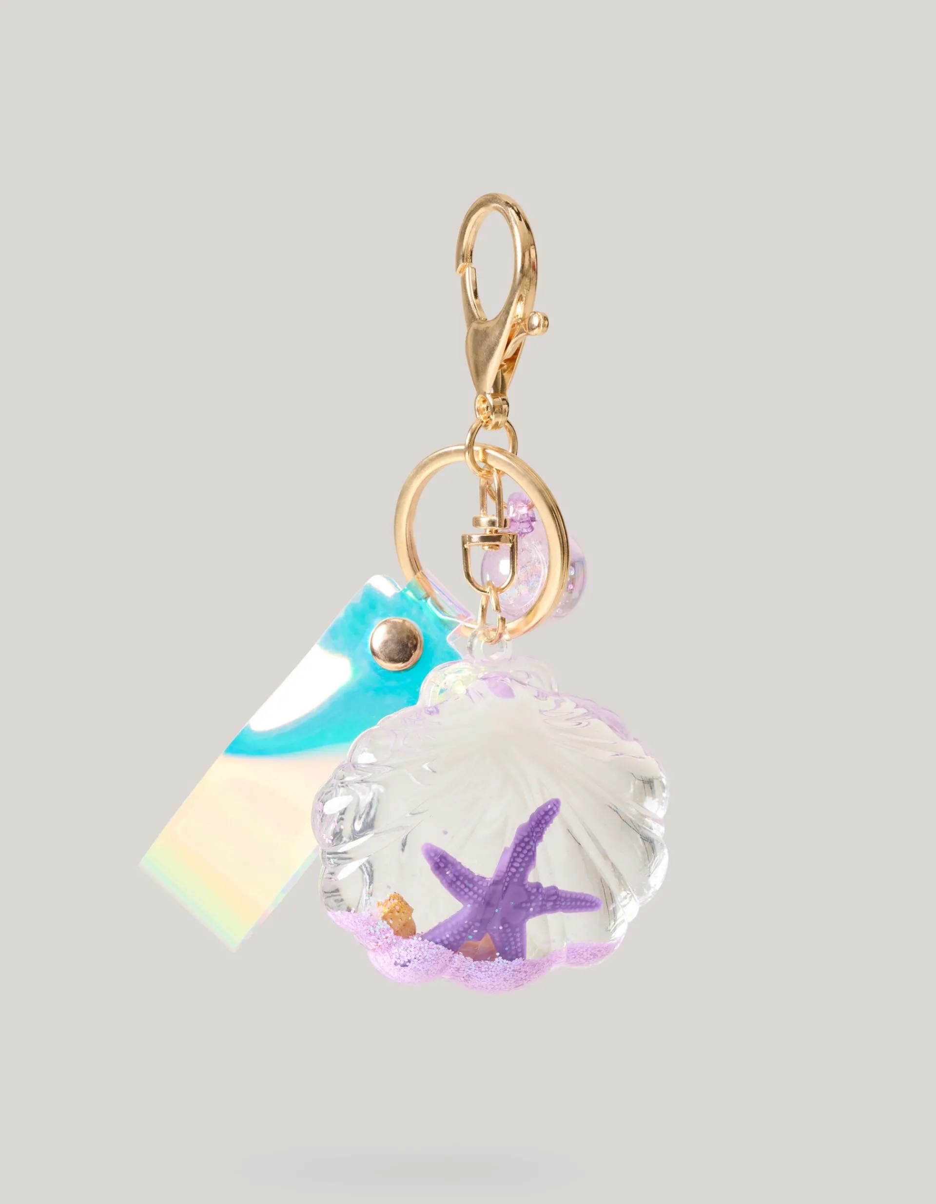 Shoeby Schelpen Sleutelhanger Paars< Overige Accessoires