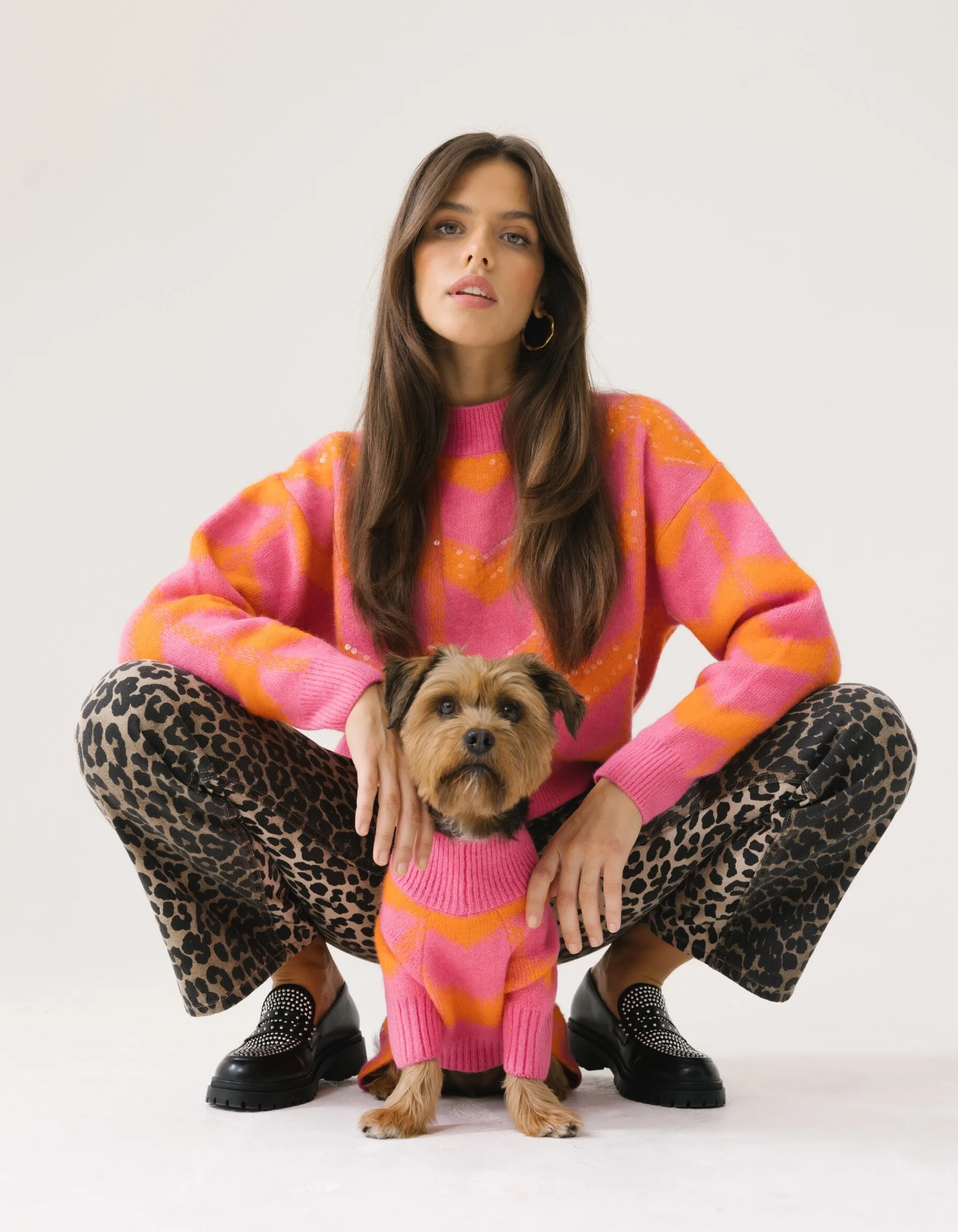 Shoeby Sequin Dames Trui Roze By Furmey<DAMES Truien En Sweaters
