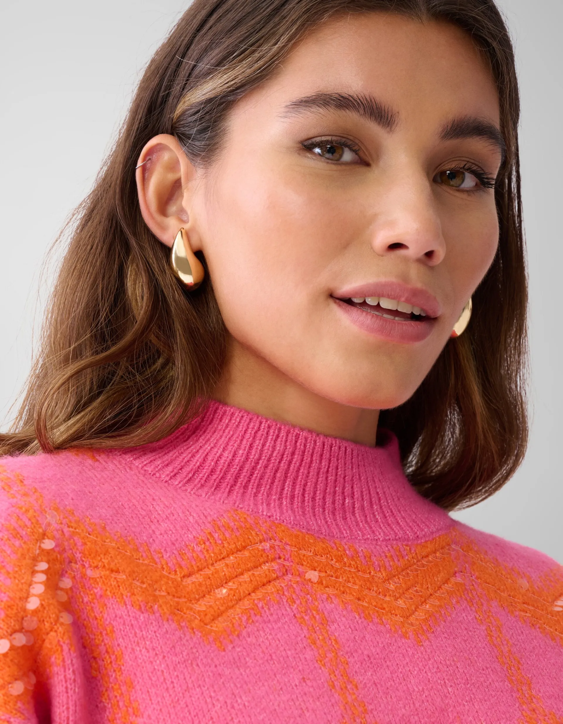 Shoeby Sequin Dames Trui Roze By Furmey<DAMES Truien En Sweaters