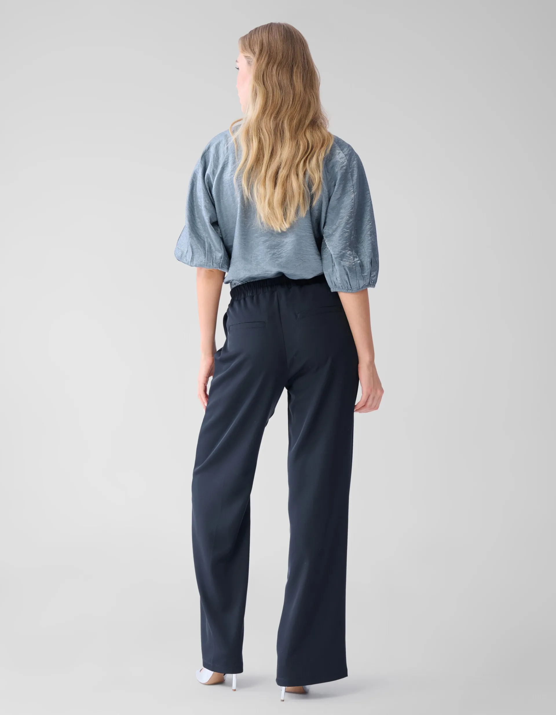 Shoeby Shine Blouse Donkergrijs<DAMES Blouses