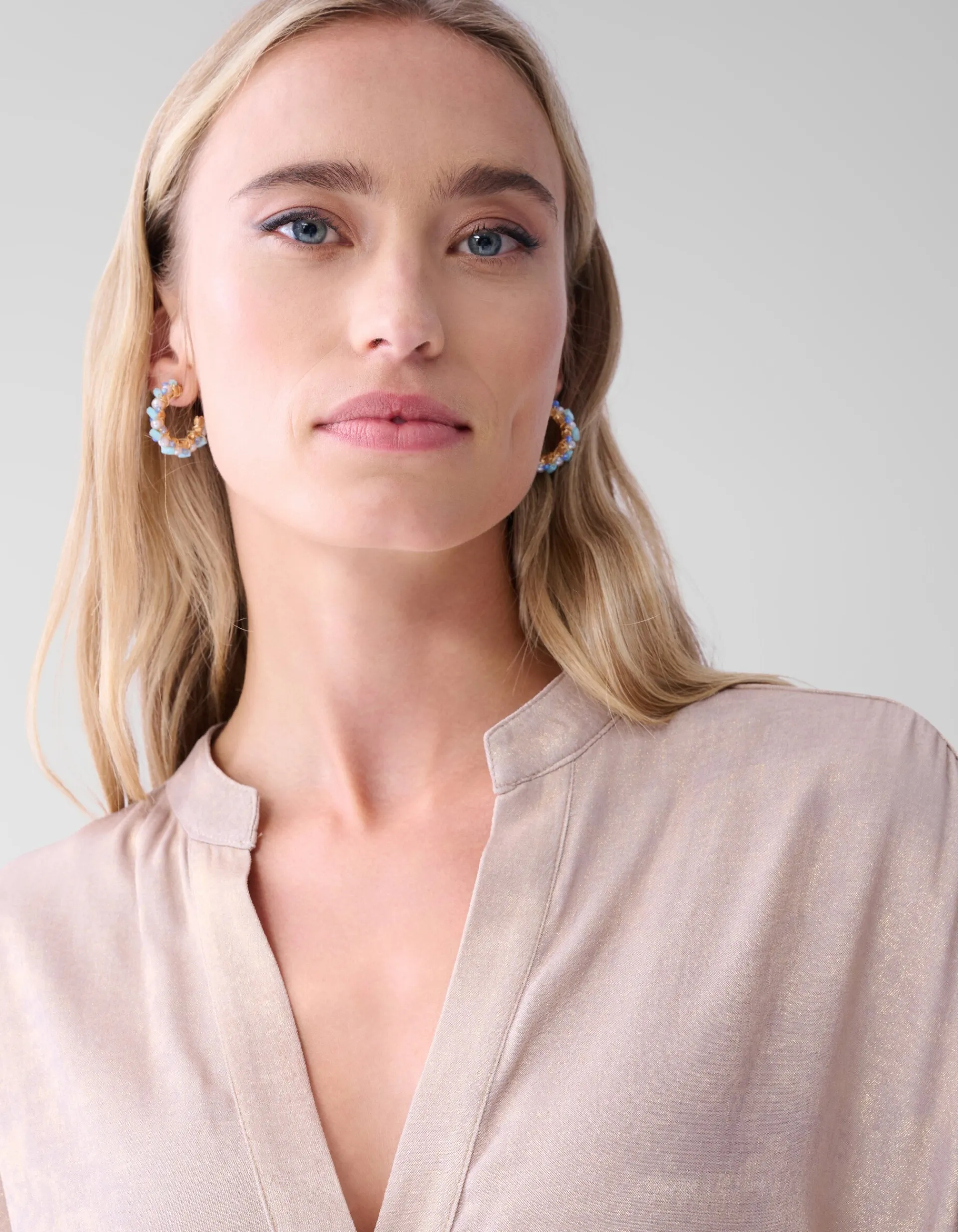 Shoeby Shine Wide Blouse Goud<DAMES Blouses