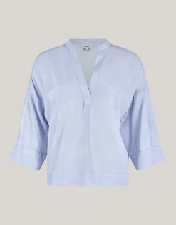 Shoeby Shine Wide Blouse Lichtblauw<DAMES Blouses