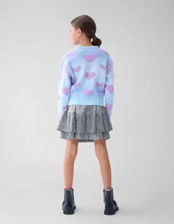 Shoeby Shiny Mini Rok Zilver< Rokken