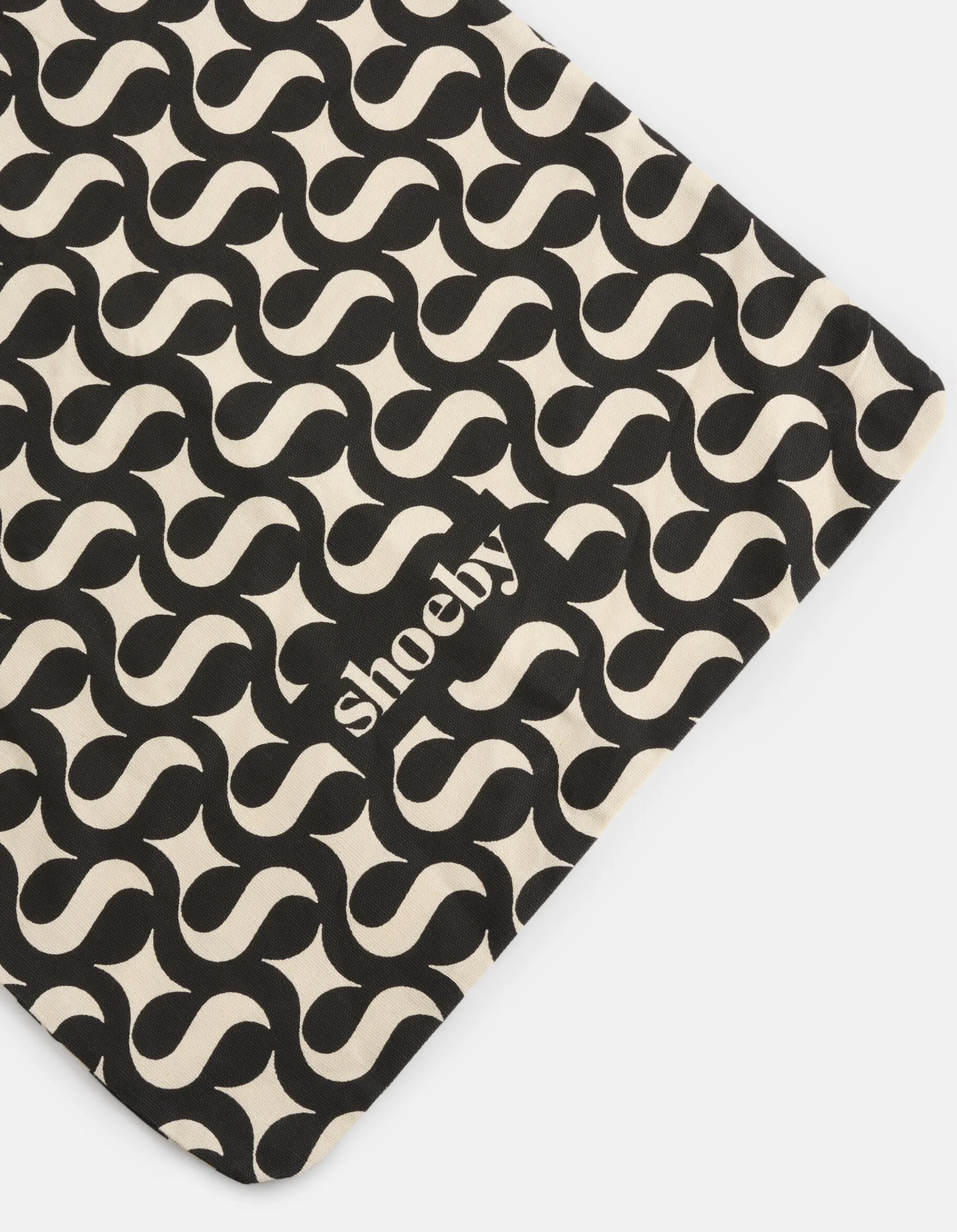 Shoeby Logo Shopper Zwart<DAMES Tassen