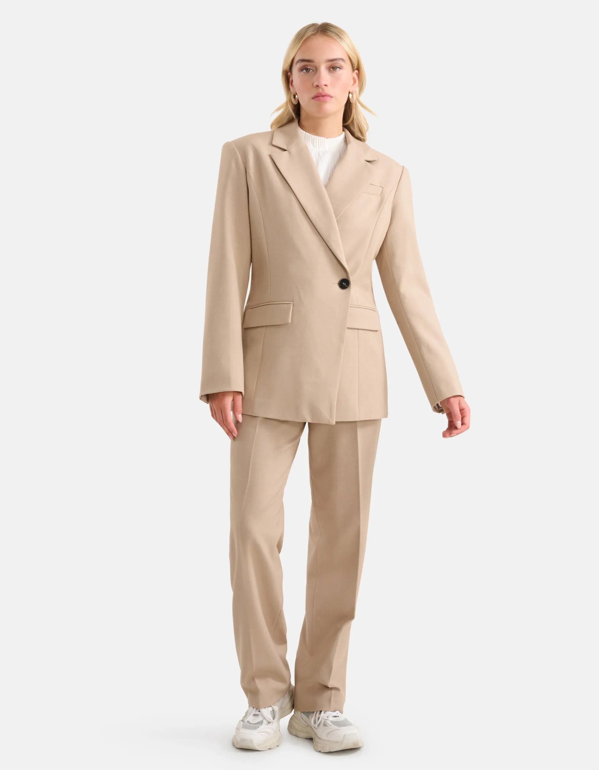 Shoeby Silhouet Blazer Beige<DAMES Blazers