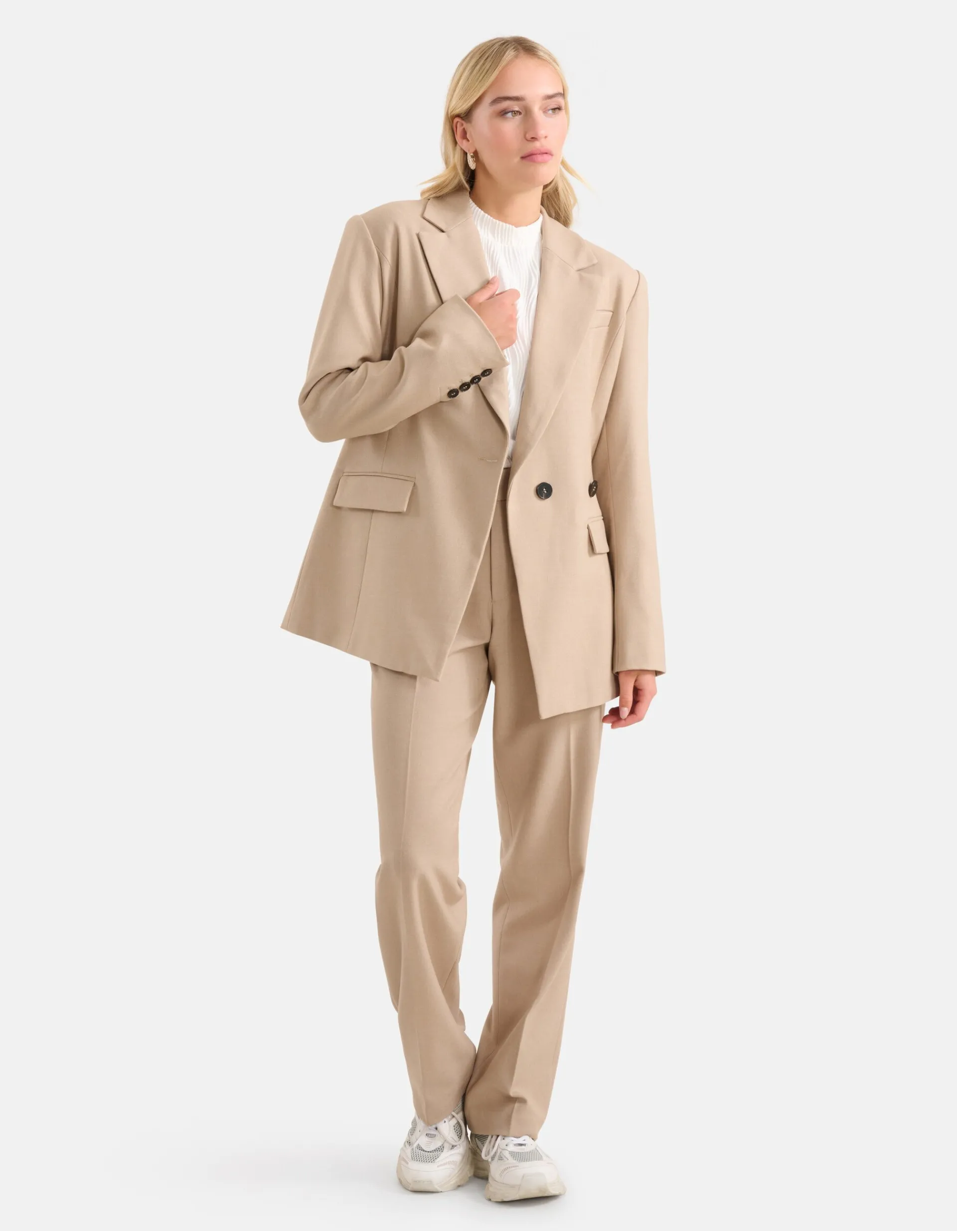 Shoeby Silhouet Blazer Beige<DAMES Blazers
