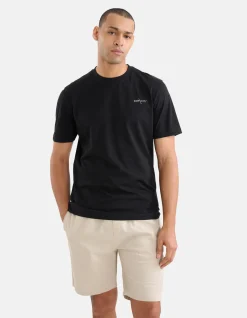 Shoeby Simplicity T-shirt Zwart<Heren T-Shirts En Polo's