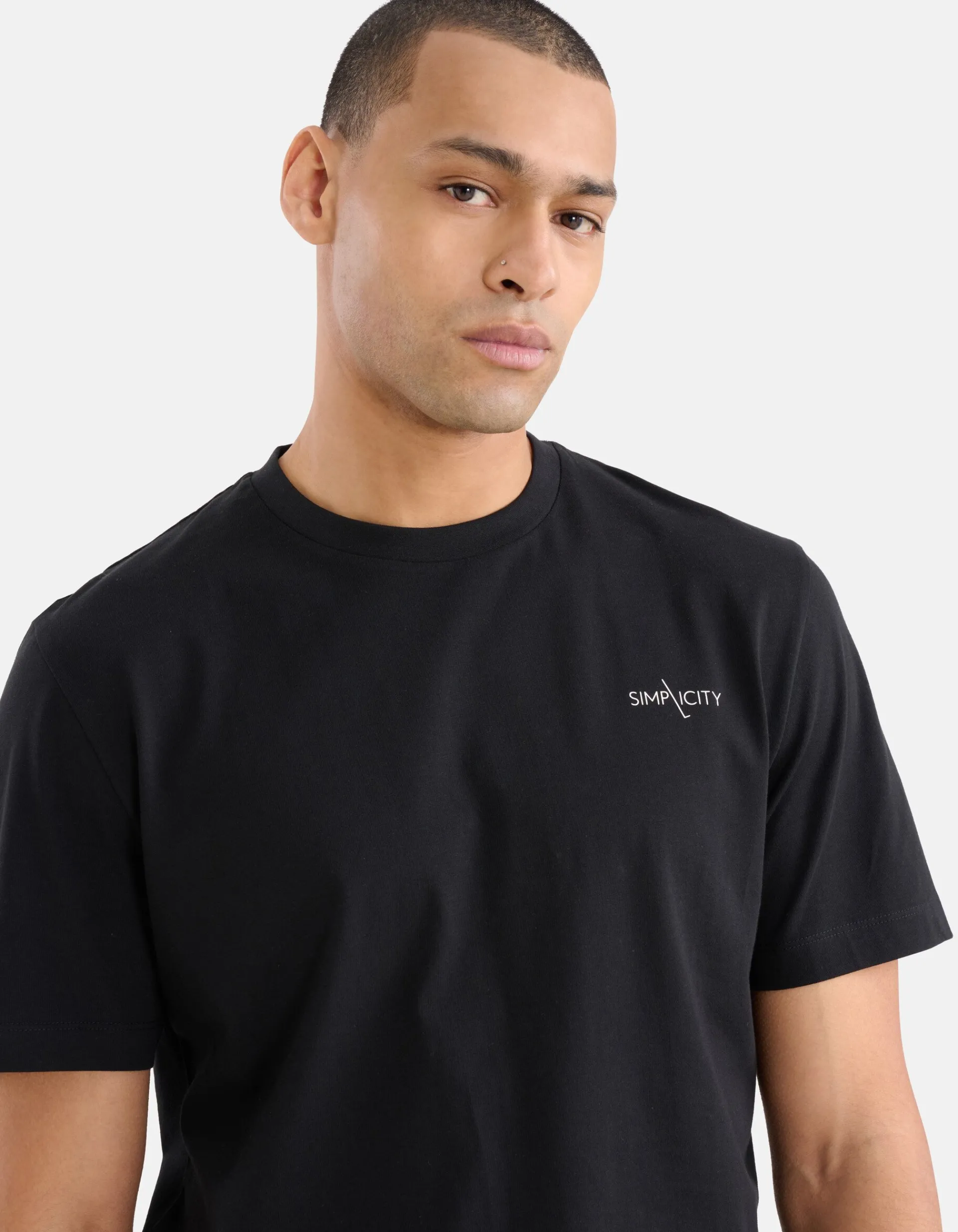 Shoeby Simplicity T-shirt Zwart<Heren T-Shirts En Polo's
