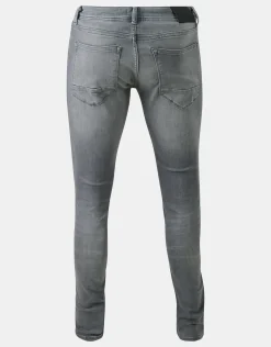 Shoeby Skinny Fit Jeans Grijs L34<Heren Jeans