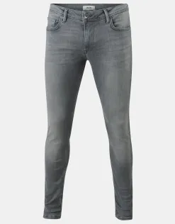 Shoeby Skinny Fit Jeans Lichtgrijs L32<Heren Jeans