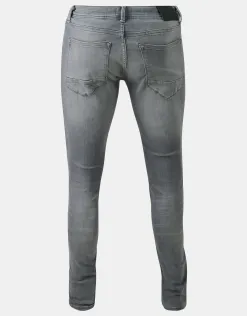 Shoeby Skinny Fit Jeans Lichtgrijs L32<Heren Jeans