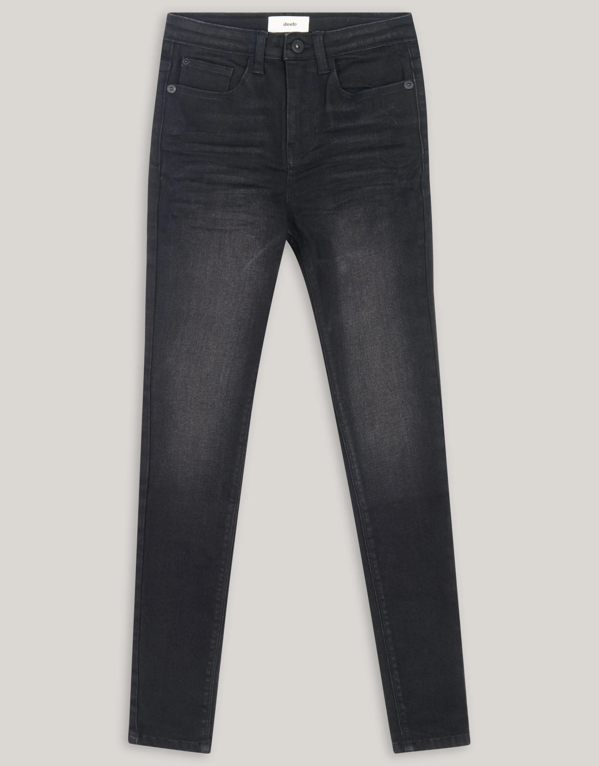 Shoeby Skinny Fit Jeans Zwart< Jeans