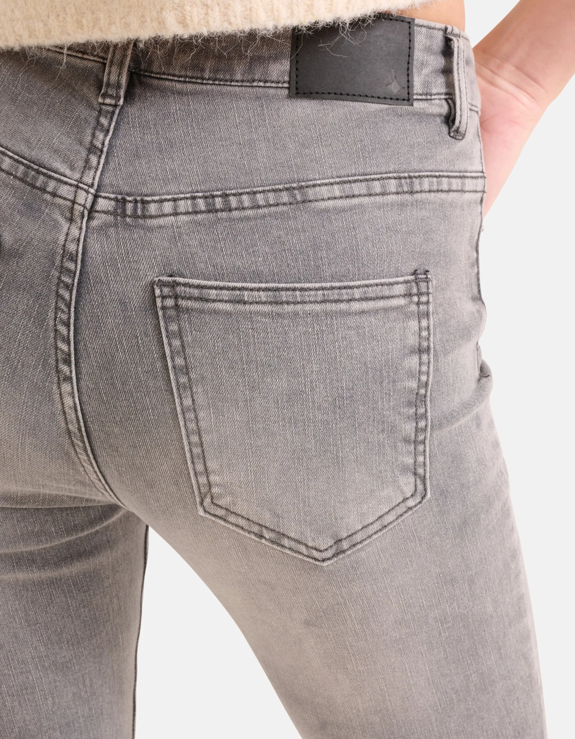 Shoeby Skinny Jeans Grijs L30<DAMES Jeans