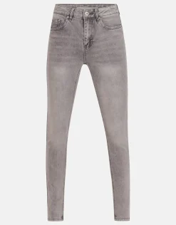 Shoeby Skinny Jeans Grijs L30<DAMES Jeans