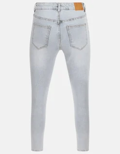 Shoeby Skinny Jeans Lichtgrijs L28<DAMES Jeans