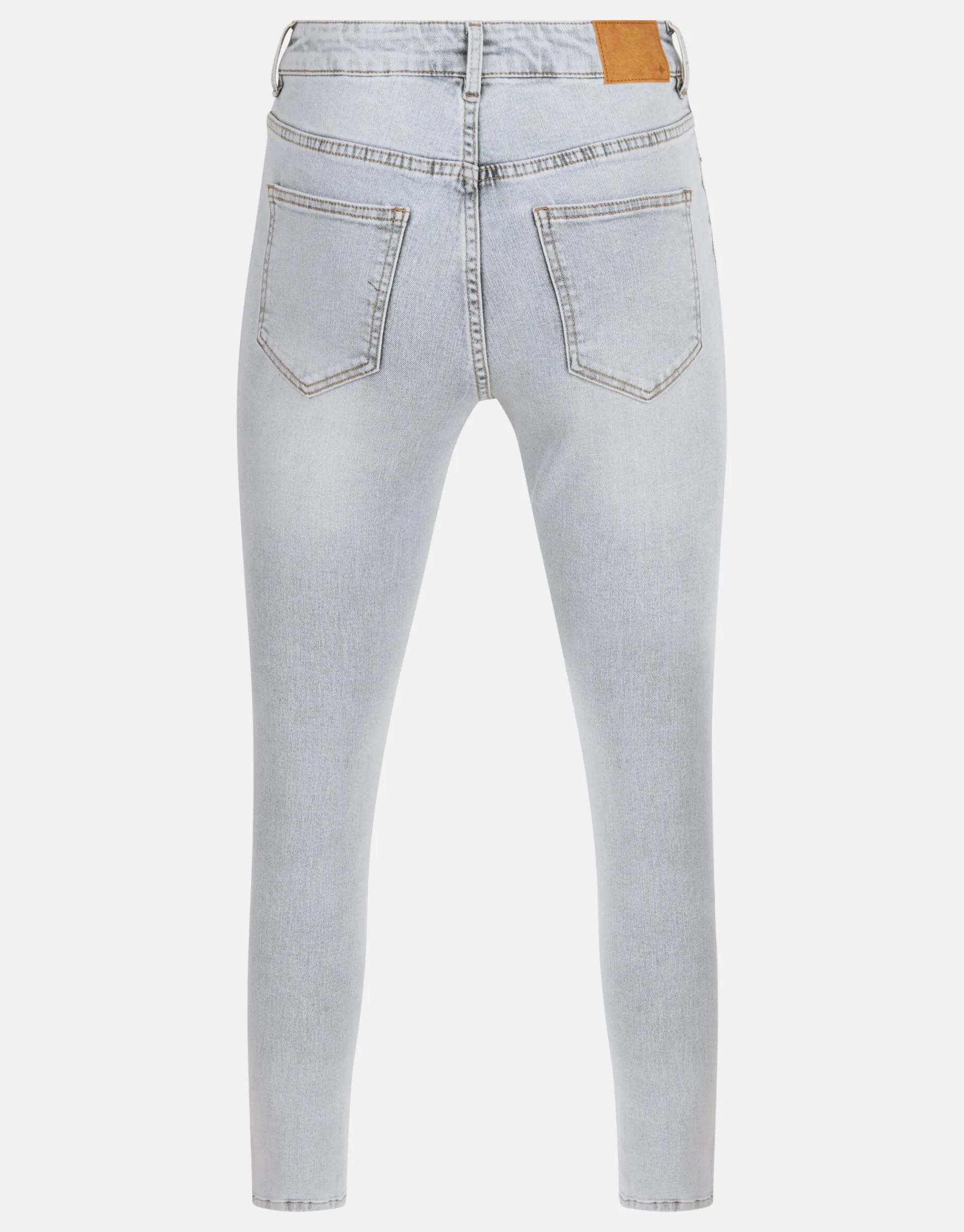 Shoeby Skinny Jeans Lichtgrijs L28<DAMES Jeans