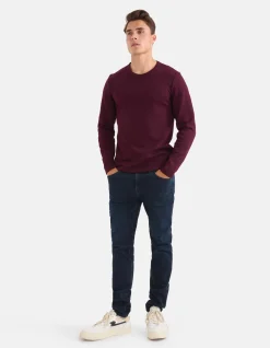 Shoeby Slim Fit Jeans Blauw/Zwart L34<Heren Jeans