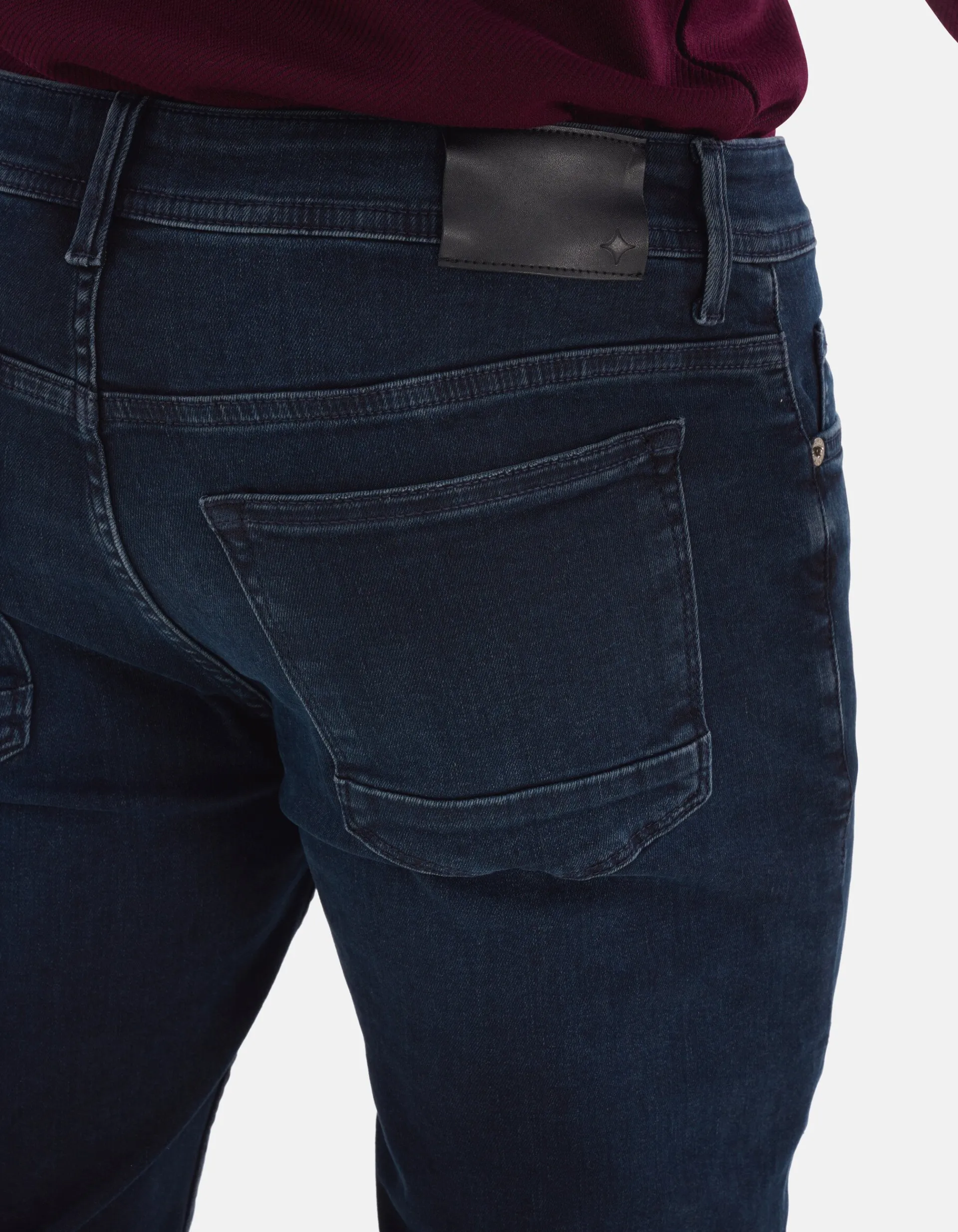Shoeby Slim Fit Jeans Blauw/Zwart L34<Heren Jeans