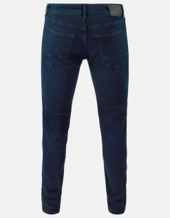 Shoeby Slim Fit Jeans Blauw/Zwart L34<Heren Jeans