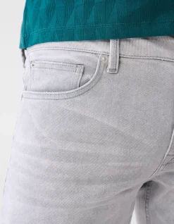 Shoeby Slim Fit Jeans Grijs L34<Heren Jeans