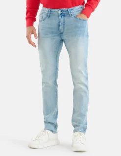 Shoeby Slim Fit Jeans Lichtblauw L34<Heren Jeans