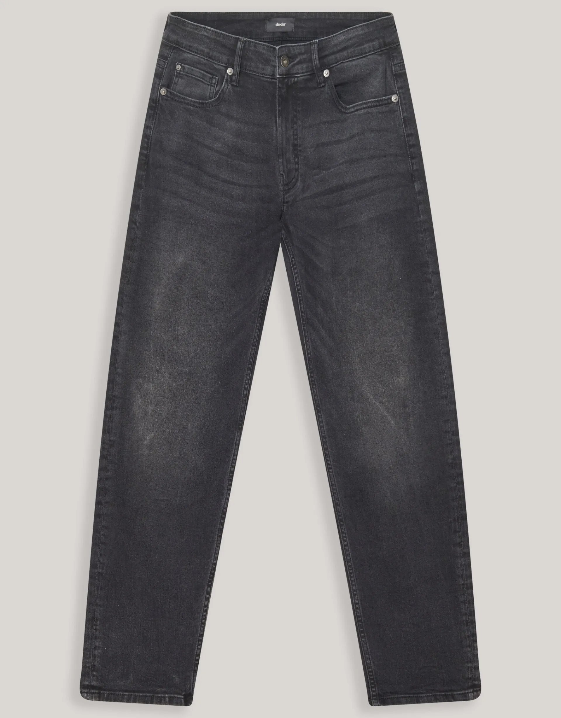 Shoeby Slim Fit Jeans Washed Black L34<Heren Jeans