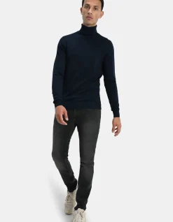 Shoeby Slim Fit Jeans Zwart Washed L34<Heren Jeans