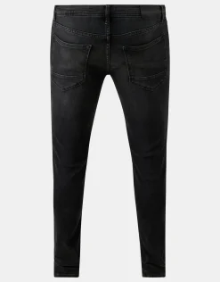 Shoeby Slim Fit Jeans Zwart Washed L34<Heren Jeans