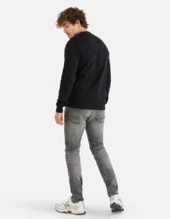 Shoeby Slim Fit Jog Jeans Grijs L30<Heren Jeans