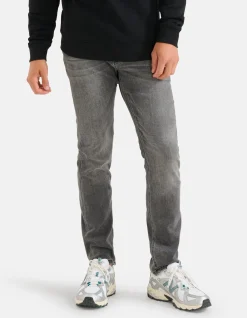 Shoeby Slim Fit Jog Jeans Grijs L30<Heren Jeans