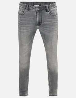 Shoeby Slim Fit Jog Jeans Lichtgrijs L32<Heren Jeans