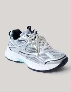 Shoeby Sneaker Charm Zilver<DAMES Sneakers