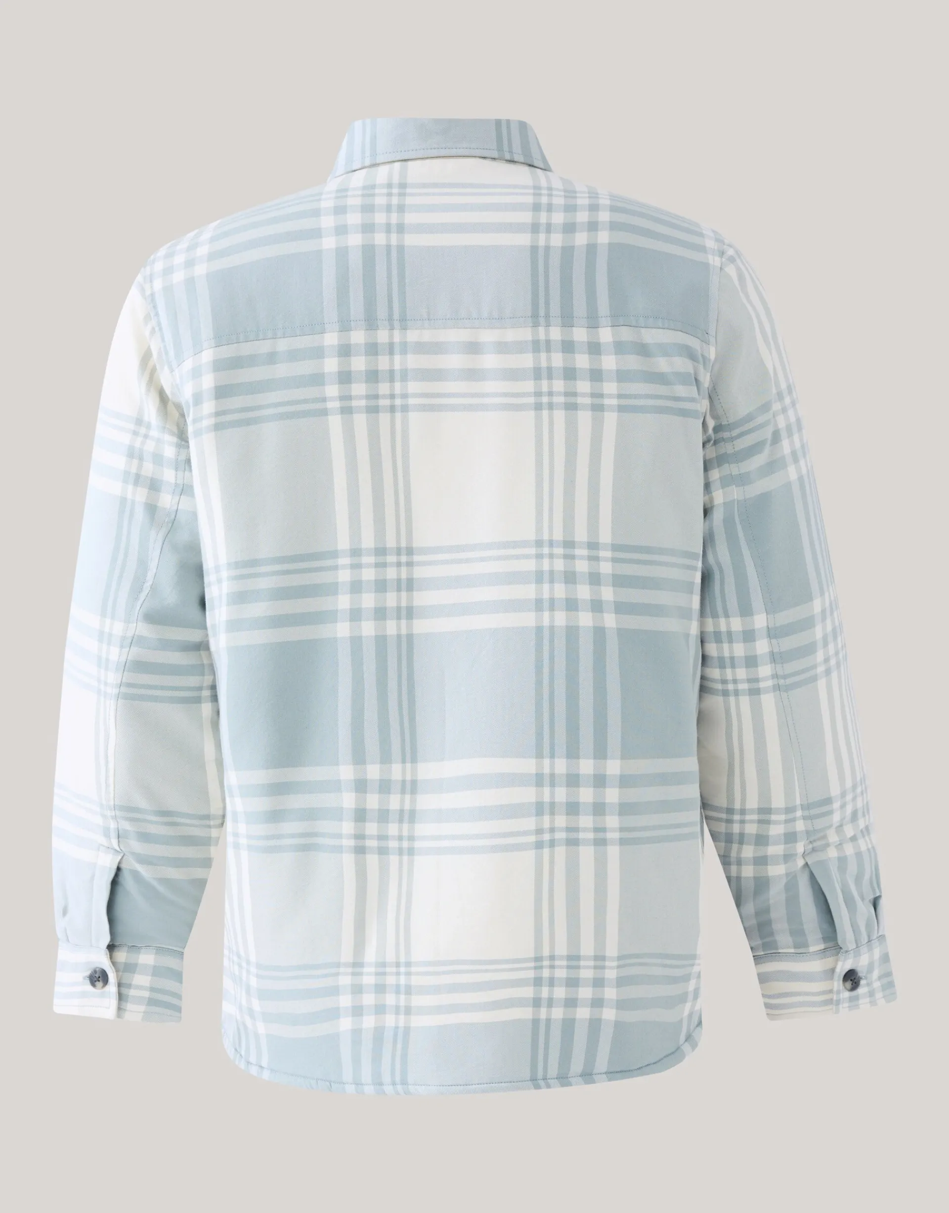 Shoeby Soft Padded Overshirt Gebroken Wit<Heren Overshirts