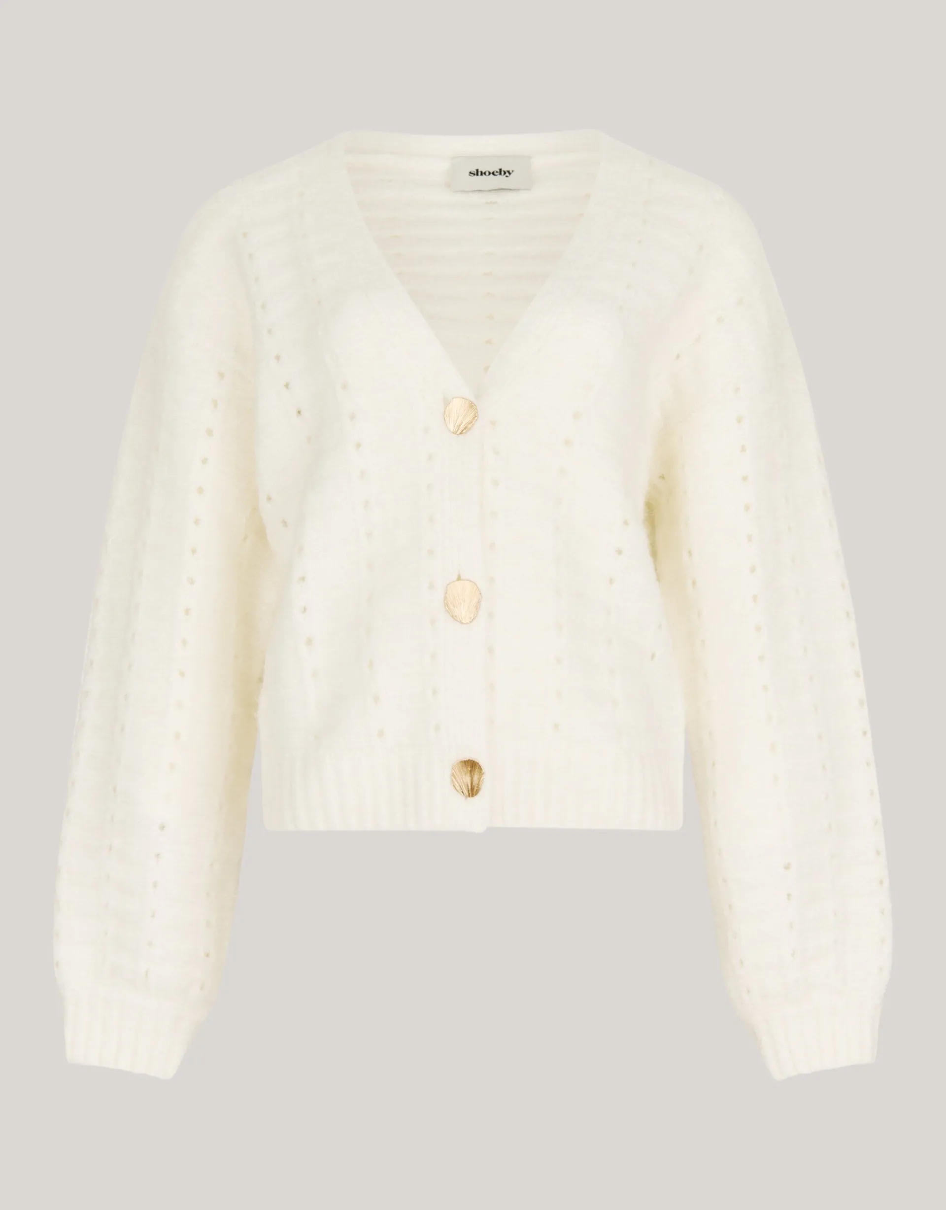 Shoeby Soft Vest Gebroken Wit<DAMES Truien En Sweaters