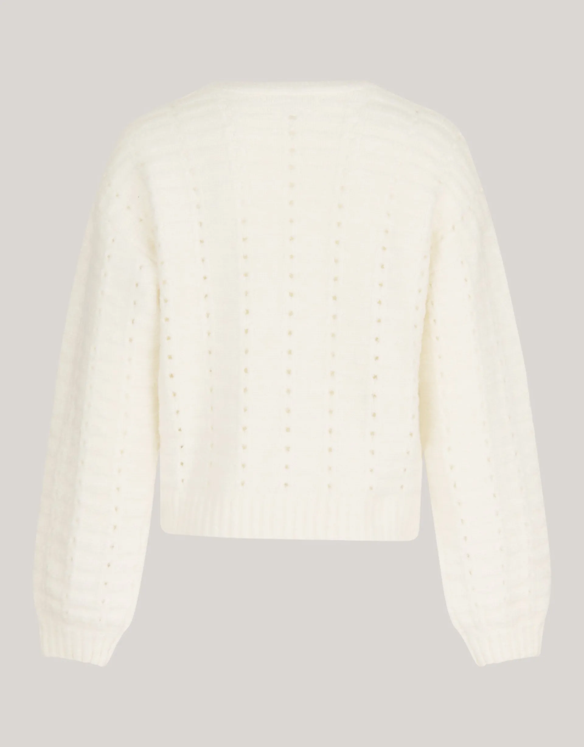 Shoeby Soft Vest Gebroken Wit<DAMES Truien En Sweaters