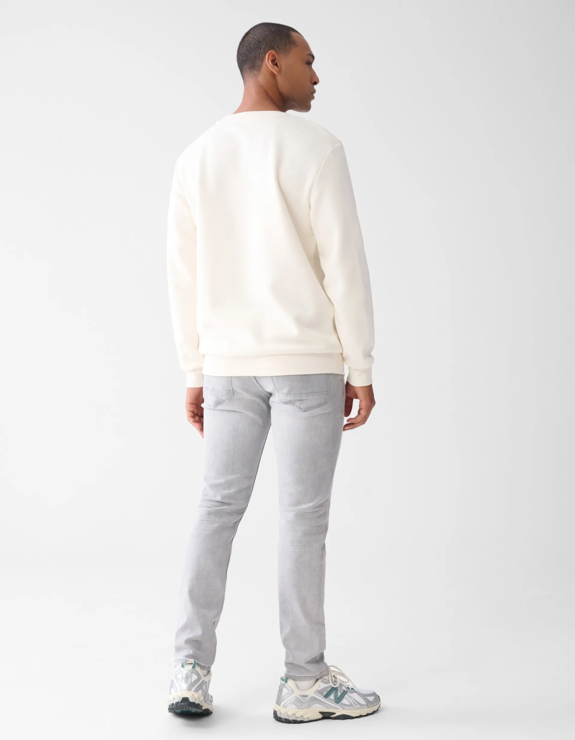 Shoeby Sparkle Sweater Gebroken Wit<Heren Truien En Sweaters