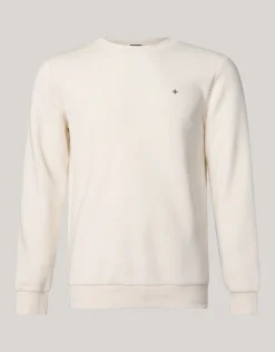 Shoeby Sparkle Sweater Gebroken Wit<Heren Truien En Sweaters