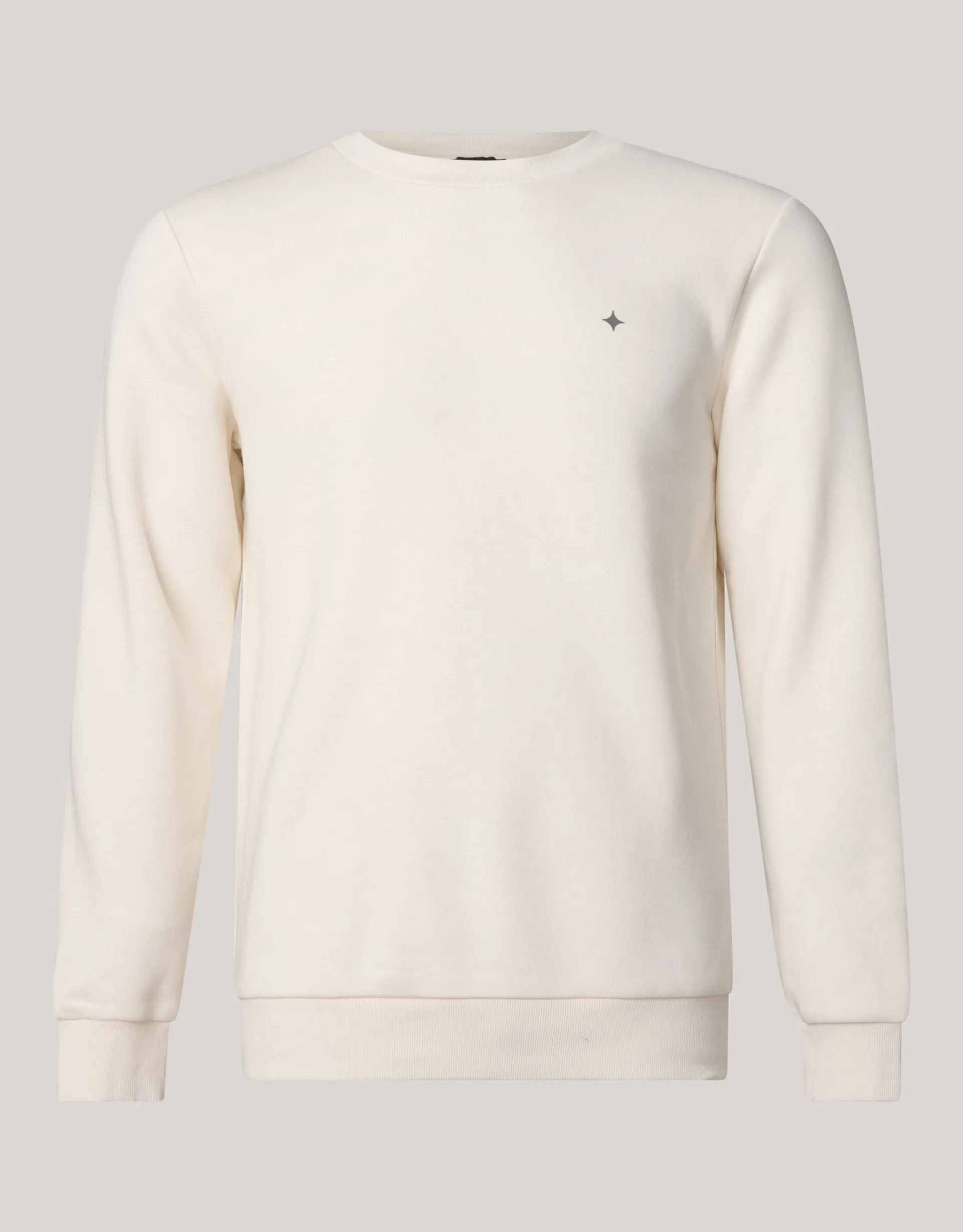 Shoeby Sparkle Sweater Gebroken Wit<Heren Truien En Sweaters