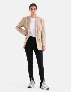 Shoeby Split Legging Zwart<DAMES Broeken