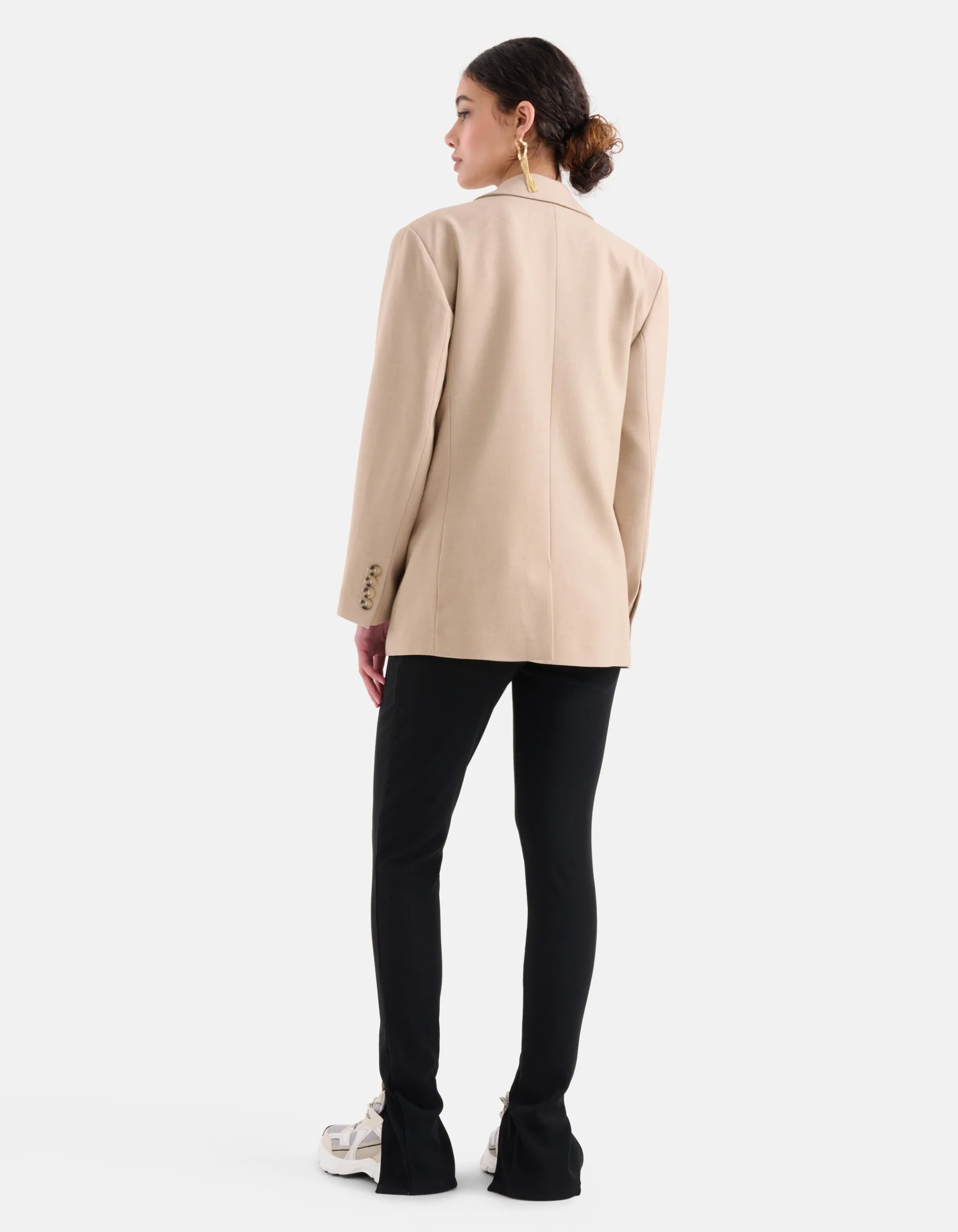 Shoeby Split Legging Zwart<DAMES Broeken