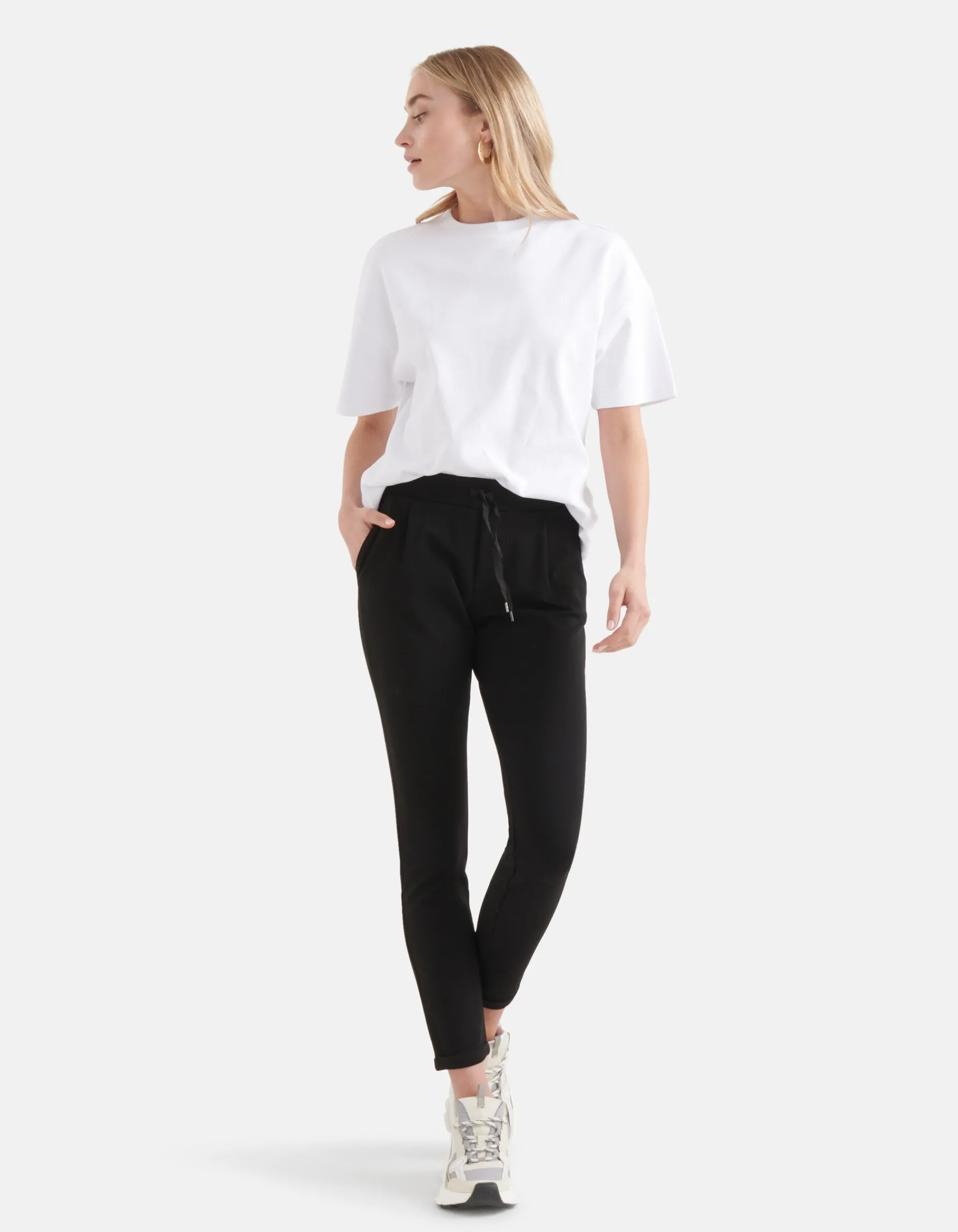 Shoeby Sport Broek Zwart<DAMES Broeken