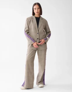Shoeby Sporty Ruiten Blazer Bruin<DAMES Blazers