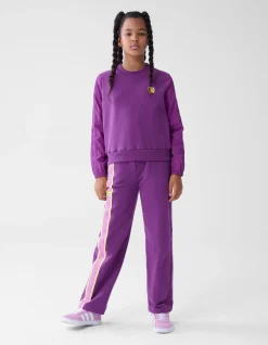 Shoeby Sporty Stripe Sweater Paars< Sweaters En Hoodies