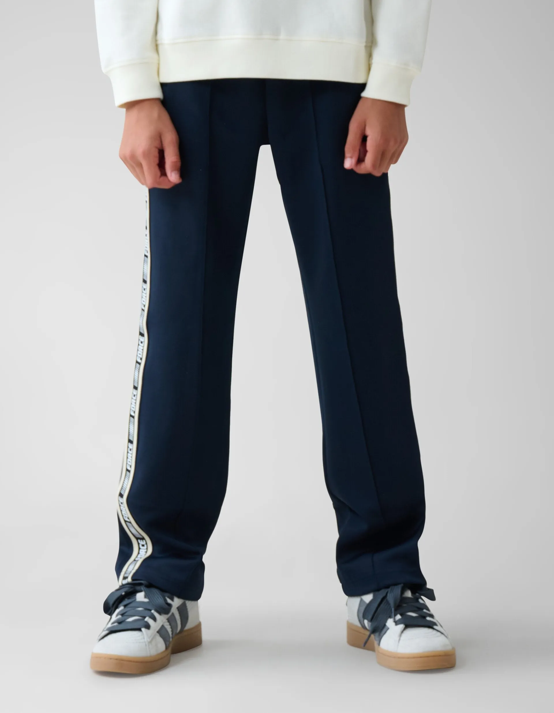 Shoeby Sporty Tape Broek Donkerblauw< Broeken